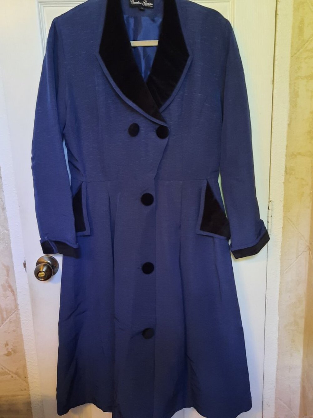 Trashy diva navy Fontaine dress coat - Picture 2 of 4